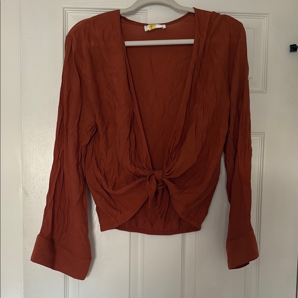 Monday Swimwear Tahiti Tie Top (Size P)